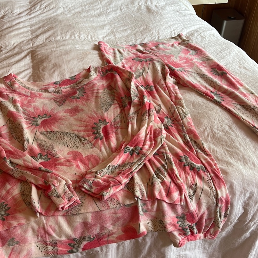 Anthropologie lounge pj set.  Large.